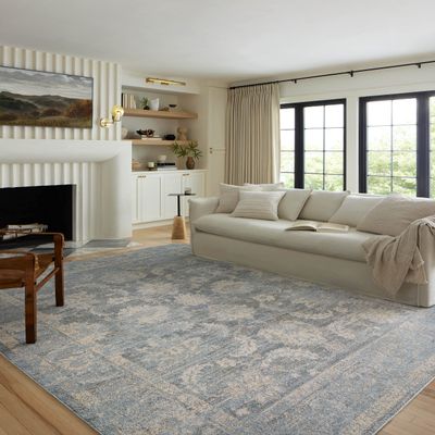 Loloi Odette Collection ODT-03 Sky/Beige 9'-2" x 13' Area Rug