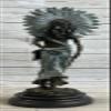 EUROPEAN BRONZE Sign Milo Native American Indian Girl Bronze Sculpture Figure Statue Figurine Decorative Gift Handmade view 3