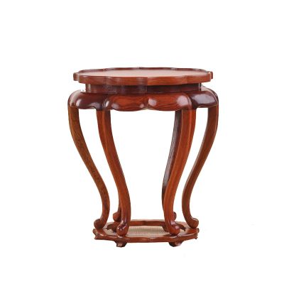 ARZARF Bonsai Pedestal Wood Vase Base Carved Ornaments Base Wood Flower Pot Bonsai Bracket Several Teapot Incense Burner Jade Base Vase Pedestal Stands (Color : 1)
