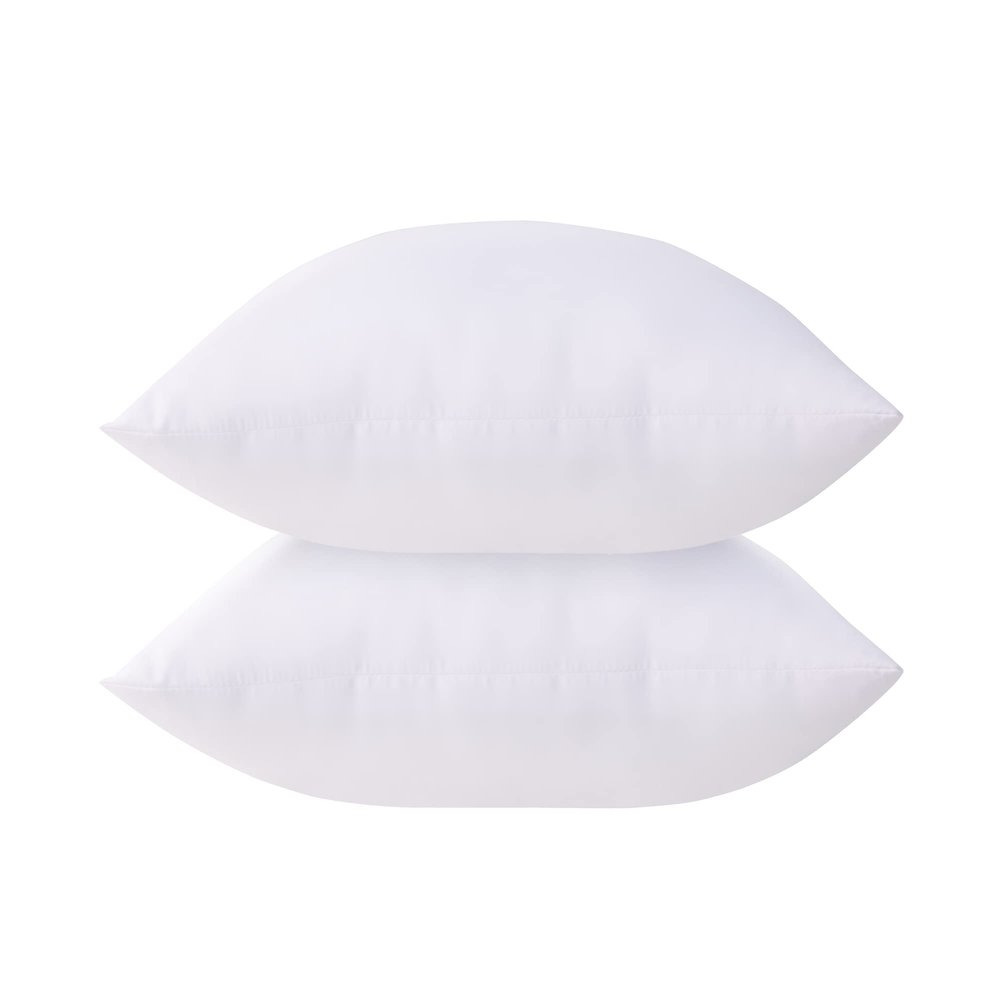 Acanva Throw Pillow Inserts for Bed Couch Sofa Chair Indoor Decorative, Square Sham Stuffer Cushion with Premium Polyester Microfiber