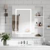 Led Medicine Cabinets with Storage,Wall Mounted Medicine Cabinet with Defogger,Bathroom Mirror Cabinet with 3 Light Adjustable Illuminated Medicine Cabinet Wall Mounted with US Plug 28X28Inch view 1