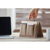 King Jim SOZ100 Storage Stand Organizer, Bag-in-Bag, Mini, Beige, New Basic view 3