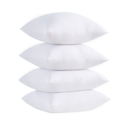 Acanva Throw Pillow Inserts for Bed Couch Sofa Chair Indoor Decorative, Square Sham Stuffer Cushion with Premium Polyester Microfiber