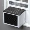 BJADES Window Air Conditioner Drip Cushion,AC Rain Cover with Holds Strong Magnetic Backing for Window AC Units Stops Cushion Moving,Stops Noise from Raining Driping view 1