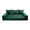 SLIPCOVER ONLY S.V3 Velvet Indoor Daybed Mattress Pillow Covers Contrast Pipe Twin AD317 view 2