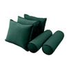 SLIPCOVER ONLY S.V3 Velvet Indoor Daybed Mattress Pillow Covers Contrast Pipe Twin AD317 view 3