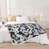 Erosebridal Kids Teens Camo Flannel Blanket, Boys Camouflage Throw Blanket 40"X50" Grey Abstract Camouflage Fleece Blanket for Boys Adult Men, Military Camo Plush Bed Blanket Decorative Sofa Couch view 2