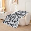Erosebridal Kids Teens Camo Flannel Blanket, Boys Camouflage Throw Blanket 40"X50" Grey Abstract Camouflage Fleece Blanket for Boys Adult Men, Military Camo Plush Bed Blanket Decorative Sofa Couch view 3