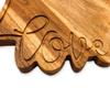 Affinity Decor Acacia Wood Valentine's Day Gift Cheese Cutting Chopping Charcuterie Board for cheese Platter Serving Try Plate (Love Heart Board 10.6"L x 11.6"W) view 2