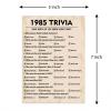 40th Birthday Party Games, Set of 3 Activities for 10 Guests, Born in 1985 Games Bundle, Birthday Party Supplies for Adults, Pack of 30 Cards view 2