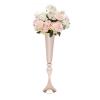 4pcs Wedding Flower Vase, Gold 21.65in Height Wedding Table Centerpiece for Artificial Flower,Metal Flower Stand for Wedding Party Birthday Anniversary (21.65in H, Gold- 4 PCS) view 2