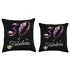 30 & Fabulous 30 Year Old Tee Floral 1994 30th Birthday Gift Throw Pillow view 3
