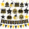 34Pcs Graduation Decorations 2025 Pre-Assembled Hanging Swirls 2025 GRAD Banner Graduation Party Decorations Class of 2025 for Classroom Home Party view 1