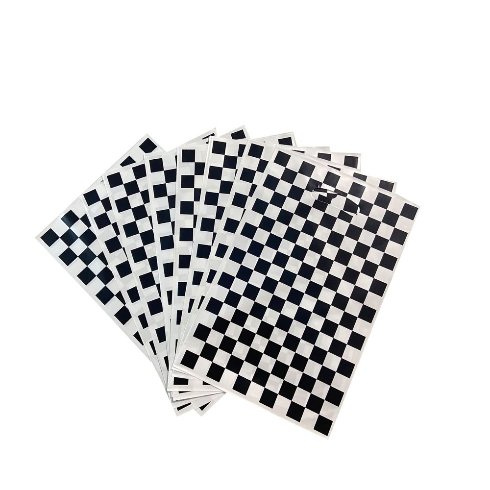 30 Pieces Black and WhiteTreat Bags Race Car Themed Candy Bags Car Goodie Bags for Kids Birthday Party Supplies