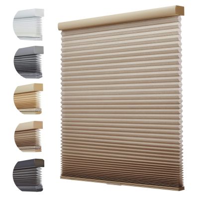 Persilux Cordless Light Filtering Cellular Blinds for Windows Honeycomb Shades Noise Reduction Thermal Insulated for Home, Sun Brown, 19" W x 48" H