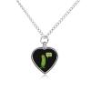 Big Dill Pickle Urn Necklace for Ashes Personalized Pet Cremation Jewelry Heart Urn Pendant for Men Women view 1