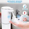XARONF Touchless Automatic Soap Dispenser w/Infrared Motion Sensor, 300ML Liquid and Hands Free Electric Soap Dispenser for Bathroom Kitchen Home and Shower view 2