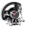 12 Inch Wall Clock Boston Terrier Decoration Vinyl Record Wall Clock Home Decor Puppy Dog Breed Pet Silent Non Ticking Wall Watch Dog Lover Gift view 1
