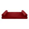 Cover ONLY Model V5 Twin Velvet Same Pipe Indoor Mattress Bolster Pillow AD369 view 2