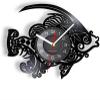 12 Inch Wall Clock Fish Modern Wall Art Vinyl Record Wall Clock Handmade Home Decor Fisherman Unique Decorative Vinyl Clock Fish Gift for Kids view 1