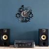 12 Inch Wall Clock Chemistry Experiments Wall Clock Science Laboratory Decoration Periodical Elements Table Wall Art Retro Vinyl Record Wall Clock view 3