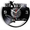 12 Inch Wall Clock Heavy Metal Rock N Roll Modern Vinyl Record Wall Clock Music Band 3D Handmade Wall Watch Music Lover Gift view 1