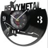 12 Inch Wall Clock Heavy Metal Rock N Roll Modern Vinyl Record Wall Clock Music Band 3D Handmade Wall Watch Music Lover Gift view 2