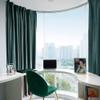 Ceiling Curtain Track, Flexible Bendable Curved Ceiling Curtain Track Curved Curtain Rail For Shower Curtain, RV Curtain, Room Divider, Hospital Curtain Track ( Color : Wall hanging , Size : 0.9m/3ft view 2