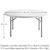 YOUR CHAIR COVERS - 90 Inch Round Premium Polyester Tablecloth - Mint, Linen Table Cloth for Standard Round Tables view 3
