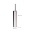 Joseph Joseph Flex 360, Advanced Smart Toilet Brush and Storage Holder Set with Anti-drip, Anti-Clog, Triple-Action Replaceable Brush Head - Stainless Steel view 3
