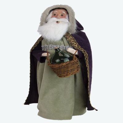 Byers' Choice Wine Santa 3230 from The Santa Collection Collection