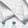Bare Home Coverlet Set - King Size - Lightweight Bed Decor - Comforter Alternative - All-Season Quilted Bedspread (King, White) view 2