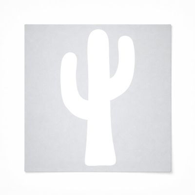 Cactus Reusable Mylar Stencil - Art Craft Supplies New Sizes (4")