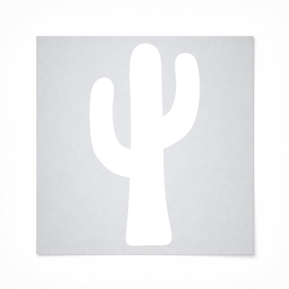 Cactus Reusable Mylar Stencil - Art Craft Supplies New Sizes (4")