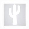 Cactus Reusable Mylar Stencil - Art Craft Supplies New Sizes (4") view 1
