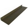 DIY CARTEL Linear Floating Shelf - Forged Raw Blackened Steel - Industrial Heavy Duty Metal Wall Mounted Modern Rustic Shelf - Made in The USA (36-inch x 8-inch) view 1