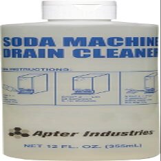 Apter Industries Soda Machine Drain Cleaner - Safe & Non-Corrosive Fountain Drink Machine Line Cleaner for Syrup & Sugar Buildup - Easy Monthly Treatment, No Scrubbing Needed (Pack of 12)