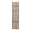 Danya B. Narrow Decorative Wall Mount Vertical Shelving Unit  Modern Column with 5 Shelves Home or Office for Books, Dcor Display (Oak) view 1