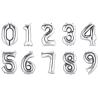 Efavormart Silver 40" tall Alphabet Letters/Number Foil Balloons Birthday Party Decorations Graduation New Year Party Supply - 7 view 2