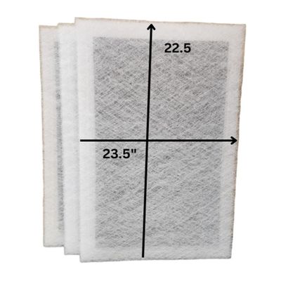 Fast-Shipped-Filters 3 Pack 25x25 ECO Healthy Home Air Cleaners Filters Replacement Polarized Pads