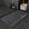 Bath Mat Non-Slip Washable Bathroom Rug 24x35in, Super Absorbent Quick Dry Diatomaceous Earth Bath Mat Rug, Rubber Backed Soft Thin Bath Carpet, for Bathroom Bathtub view 1