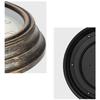 12 Inch Wall Clock Silent Vintage Plastic Round Wall Clocks for Living Room Kitchen Bedroom Home Office,Brown view 4