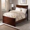 AFI, Metro Full Low Profile Platform Bed with Matching Footboard, Walnut view 2