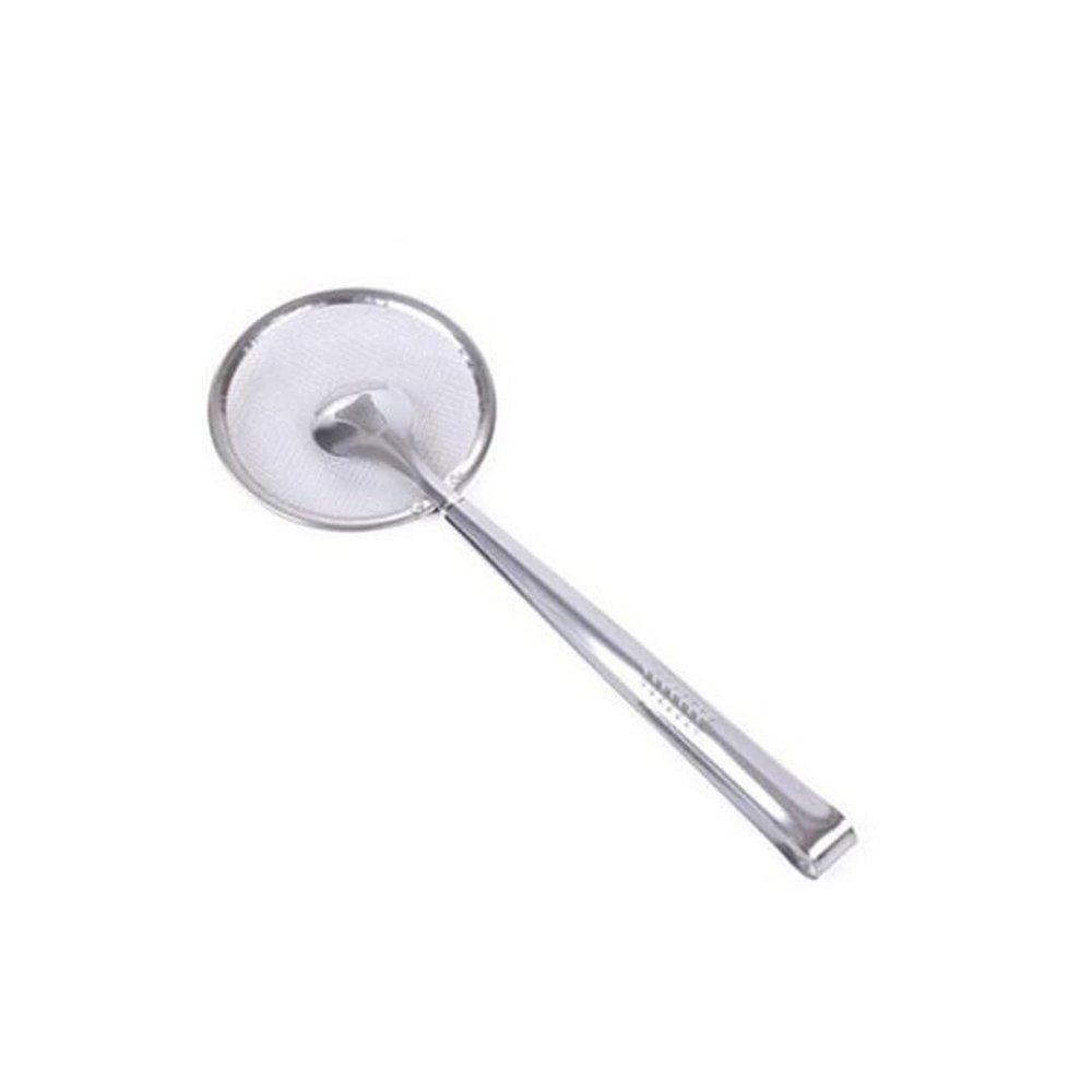 DEPILA ls Cooking Skimmers Filter Spoon with Clip Multifunctional Food BBQ Clamp Strainer Stainless Steel Oil Frying Cooking Kitchen Colanders Tools Cheap Fried filters