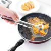 DEPILA ls Cooking Skimmers Filter Spoon with Clip Multifunctional Food BBQ Clamp Strainer Stainless Steel Oil Frying Cooking Kitchen Colanders Tools Cheap Fried filters view 3