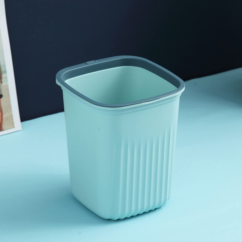 ZARBAILRE Decorative Bathroom Waste Bin, Small Trash Can for Girls Bedroom, Kitchen Garbage Can for Bathroom, Bedroom, Home Office, Living Room, Kitchen (A S)