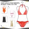Taiyin 16 Pcs Body Shape Bikini Hanger Wire Lingerie Hangers for Display Swimsuit Bathing Suit Swimwear Clothes Coat Slip Dress (Black) view 4