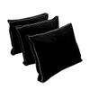 Cover ONLY Model V3 Twin Velvet Contrast Pipe Indoor Daybed Mattress Pillow AD374 view 4