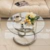 JUFU 18 Inch Round Tempered Glass Table Top, 0.26" Thick Pencil Polished Edge, Clear Glass for Patio, Dining, Coffee, and Side Tables view 3