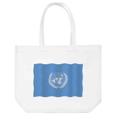 Azeeda 'United Nations Flag' Tote Shopping Bag For Life (BG00068758)
